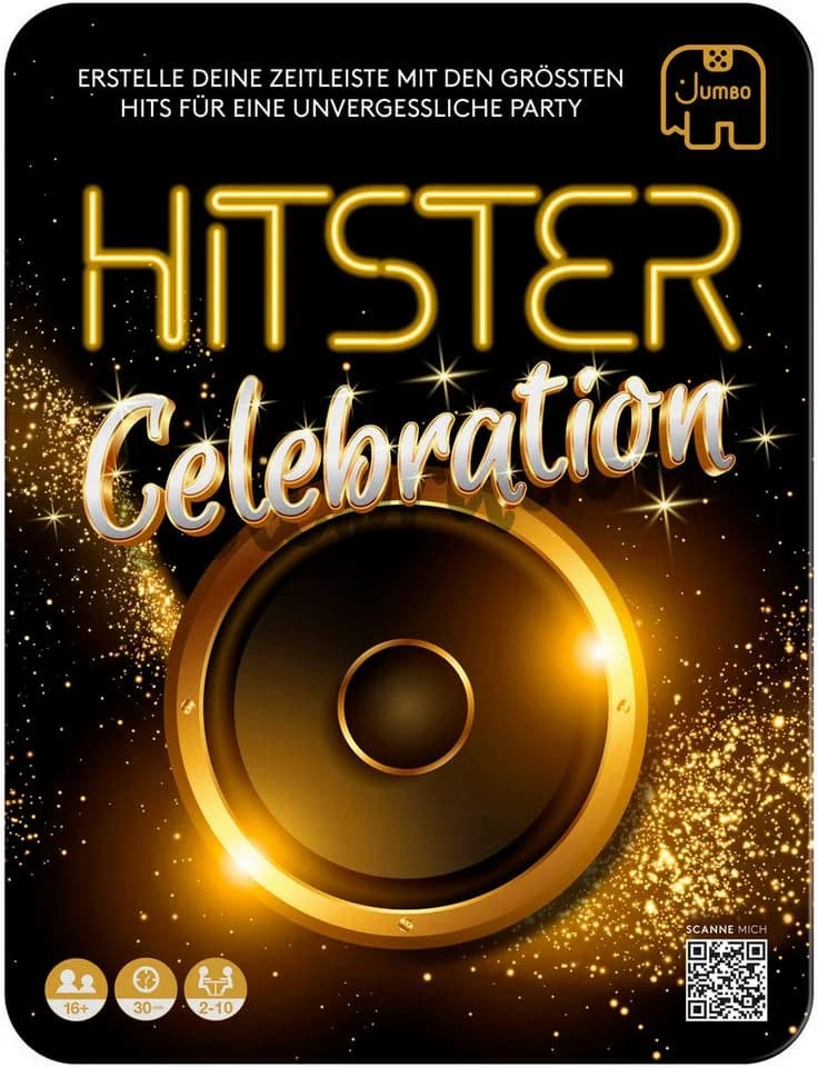 Jumbo Spiele Hitster Celebration Partyspiel in Metalldose Deutsche Ausgabe - Bild 4
