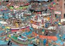 Jumbo Spiele Puzzle Jan van Haasteren, SAIL Amsterdam, 1000 Teile Puzzle, 1000 Puzzleteile, Mit Poster Bild 1