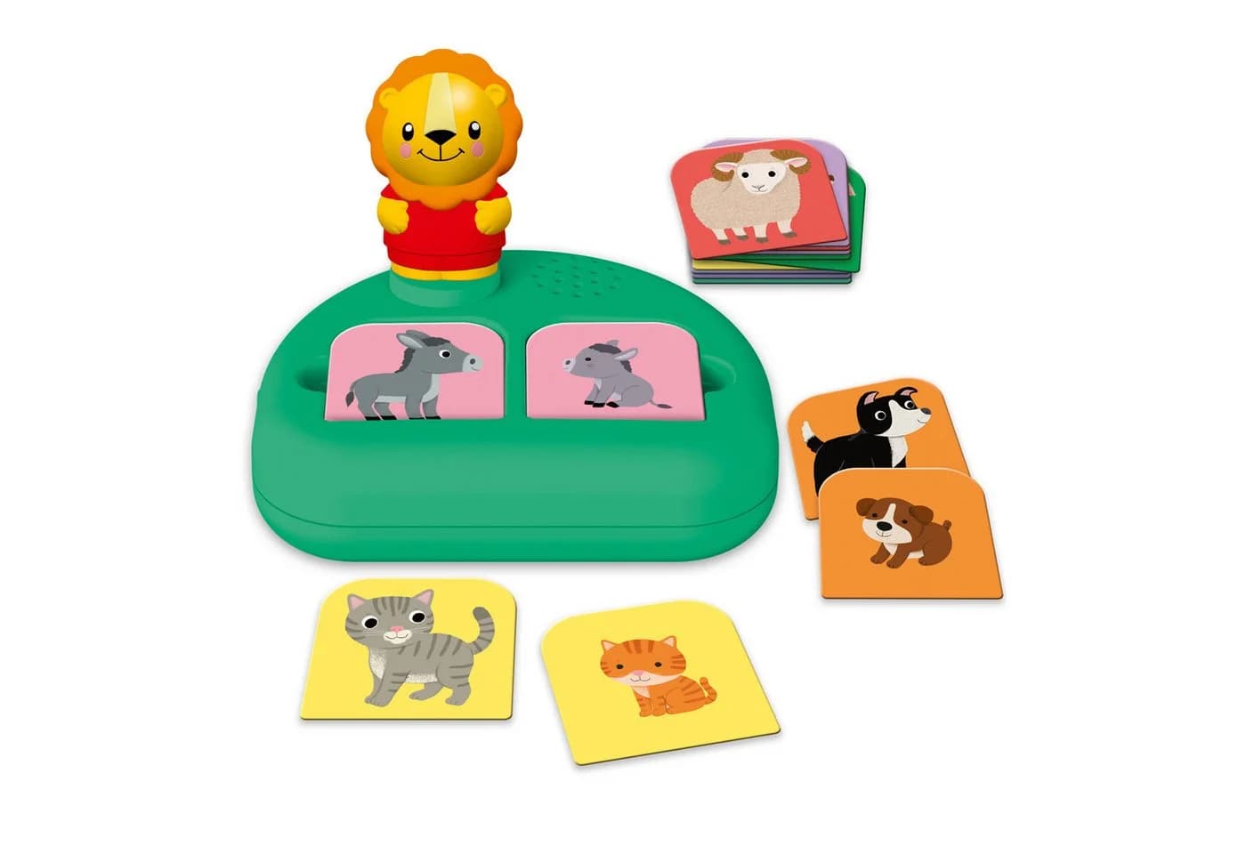 Jumbo Spiele Lernspiel Muttertiere und Tierbabys Bunt