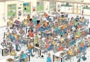 Jan van Haasteren Puzzle 2000 Teile Familie Repair Café Bild 1