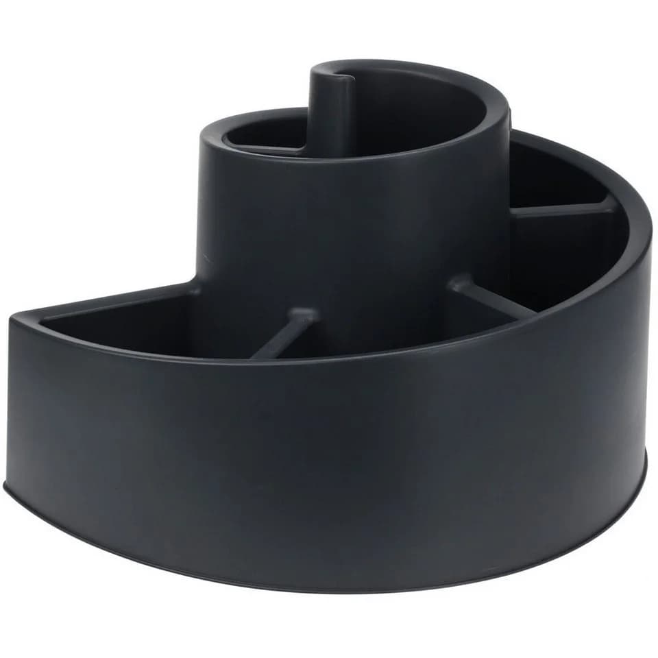 Home & styling collection Spiralförmiger Kräutertopf Schwarz