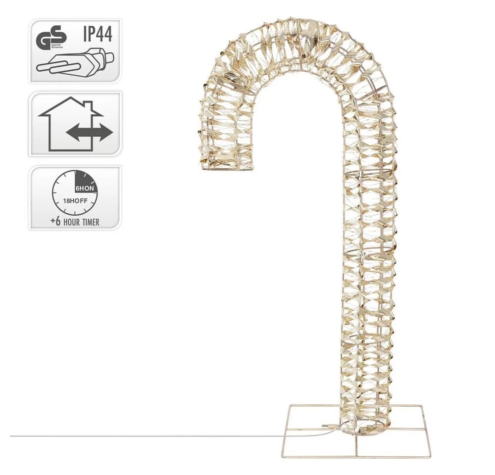 ECD Germany LED-Zuckerstange Gold 75cm - Bild 3