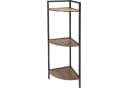 Home & styling collection Eckregal Schwarz Metall MDF 3 Ablagen Bild 2
