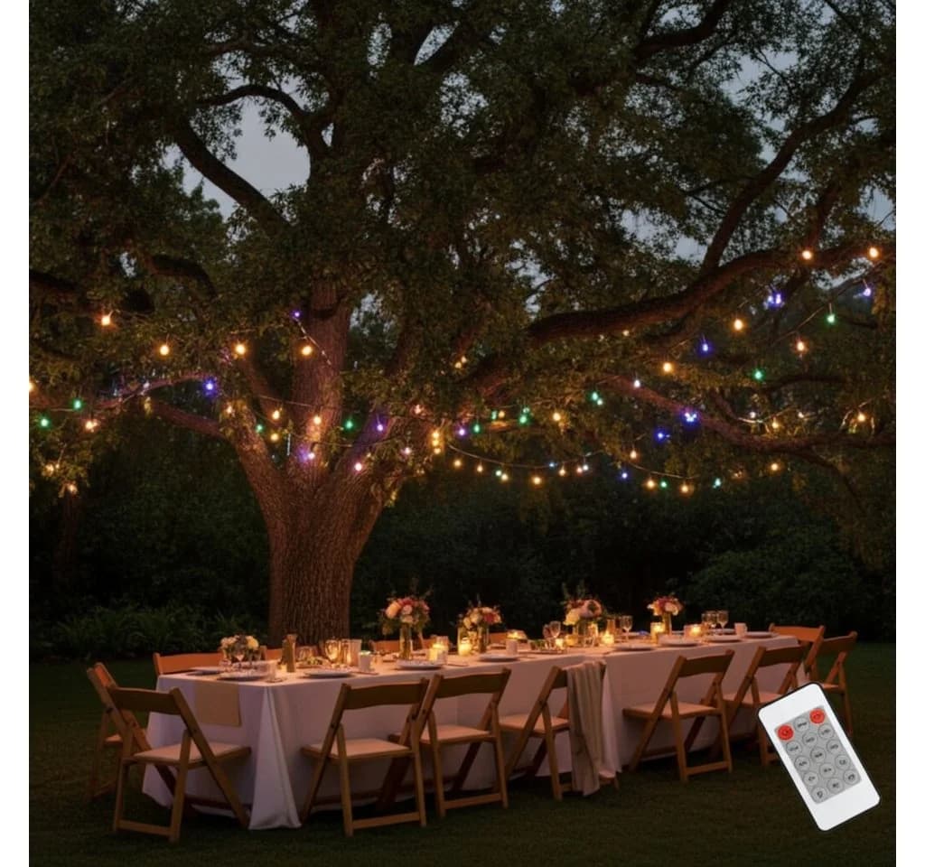 Home & styling collection Solar-Lichterkette 21m 480 LEDs Bunt - Bild 2