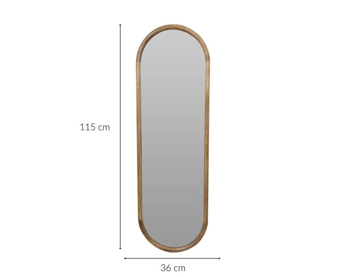Home & styling collection Wandspiegel Holzrahmen 36 x 2,5 x 115 cm