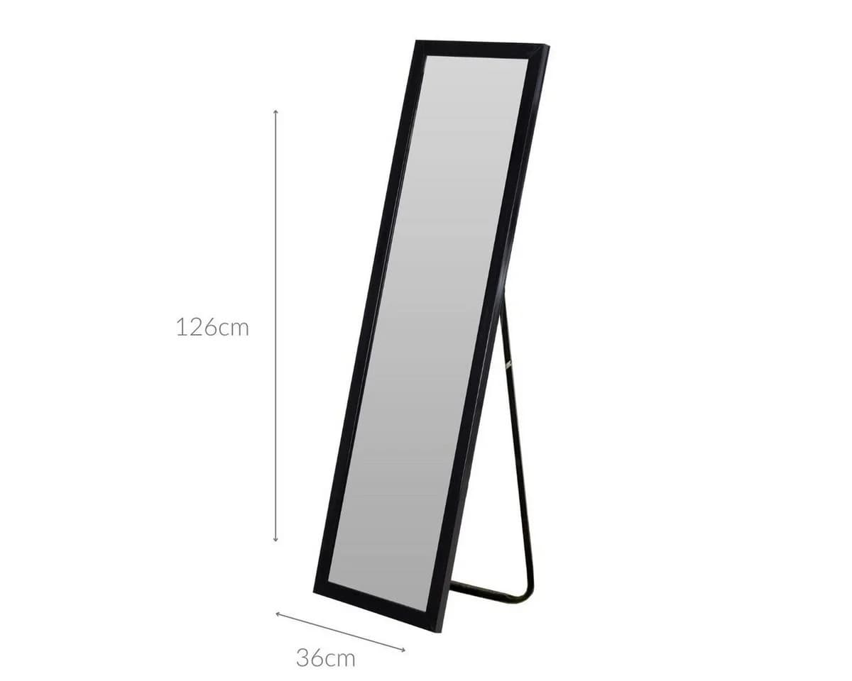 Home & Styling Collection Standspiegel Rechteckig Schwarz - Bild 3