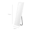 Home & Styling Collection Standspiegel Rechteckig Weiß Metall Bild 3
