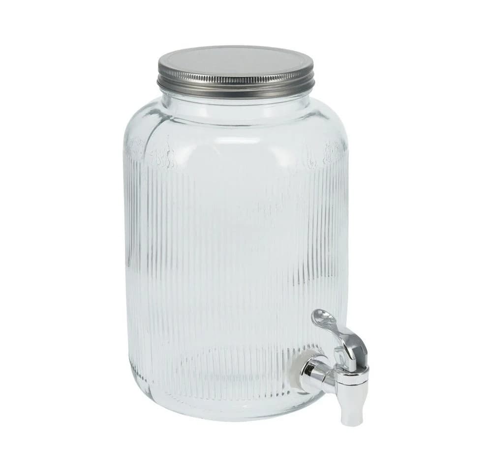 Excellent Houseware Getränkespender mit Zapfhahn 4l Glas - Bild 2