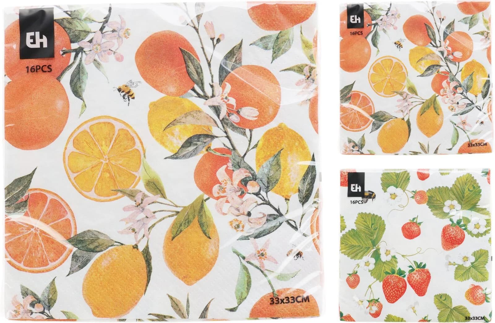 Servietten FRUITS 16 Stück