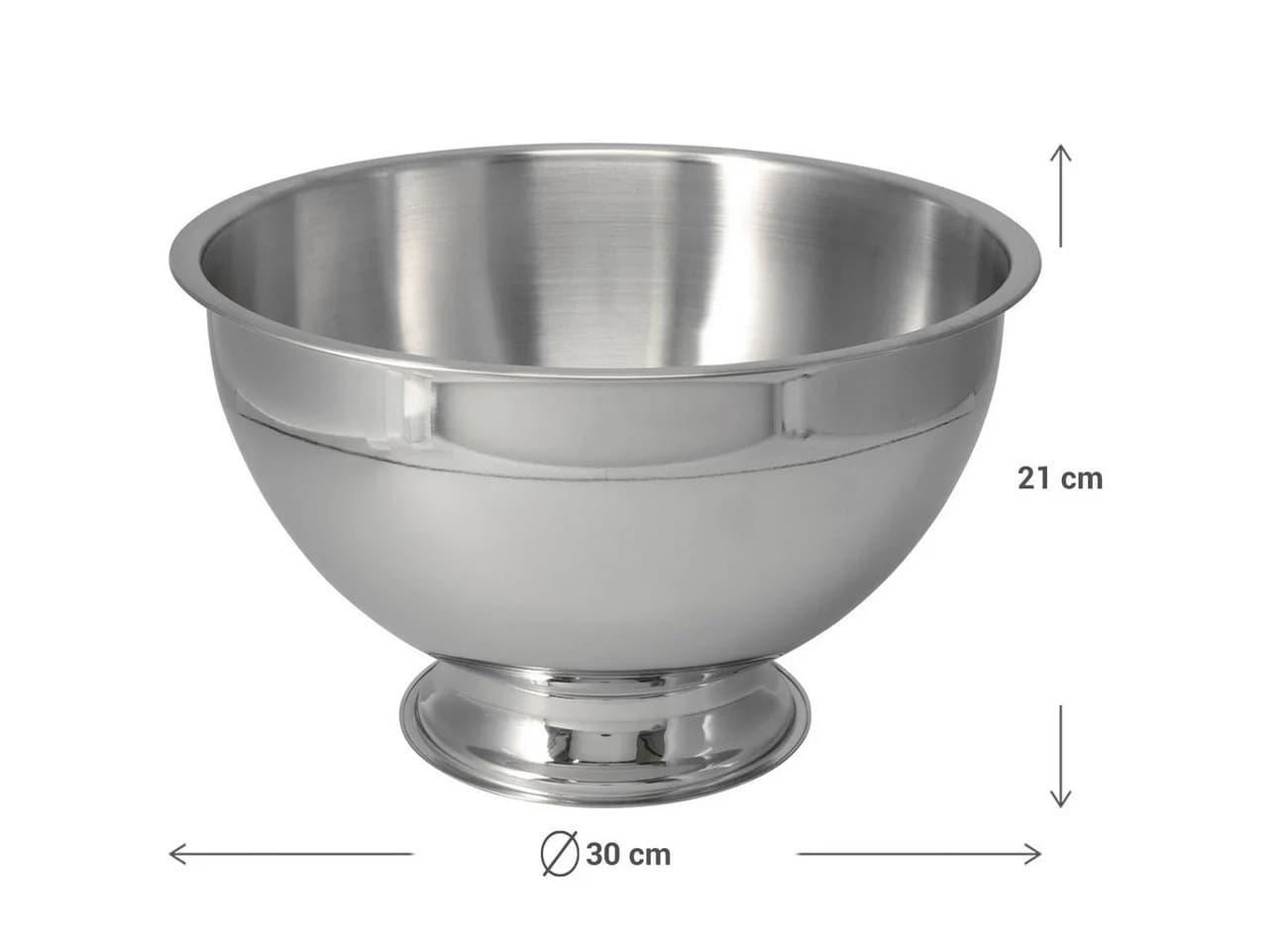 Excellent Houseware Sektkühler Edelstahl mit Standfuß - Bild 2