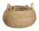 Koopman Aufbewahrungskorb GRAS, Ø 40 x H 30 cm, Braun, Seegras Bild 3