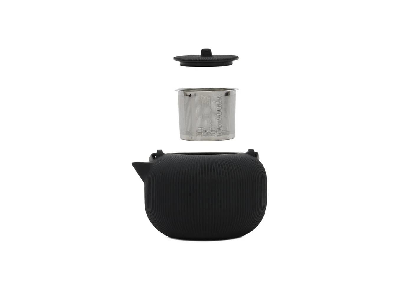 Excellent Houseware Teekanne HIMI mit Teesieb 1l Schwarz - Bild 5