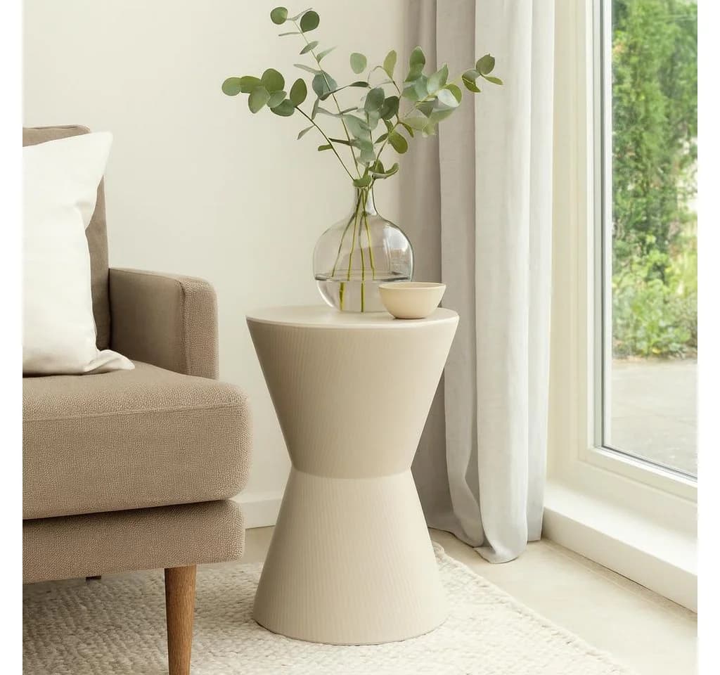 Home & styling collection Beistelltisch Metall Diabolo-Form