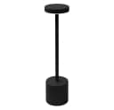 ML-DESIGN Tischleuchte LED Tischlampe kabellos mit Touch Dimmbare Akku USB-C Wiederaufladbar, Nachttischlampe Schwarz 3 Lichtfarben Tragbare Metall Led Lampe Bild 2