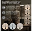 ML-DESIGN Tischleuchte LED Tischlampe kabellos mit Touch Dimmbare Akku USB-C Wiederaufladbar, Nachttischlampe Schwarz 3 Lichtfarben Tragbare Metall Led Lampe Bild 5