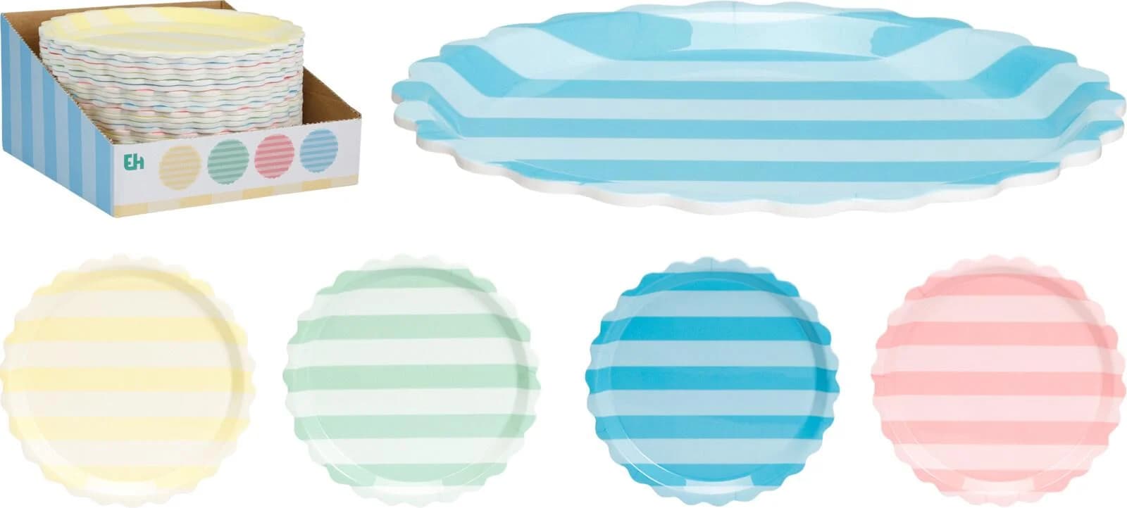Dessertteller RAINBOW Melamin Bunt