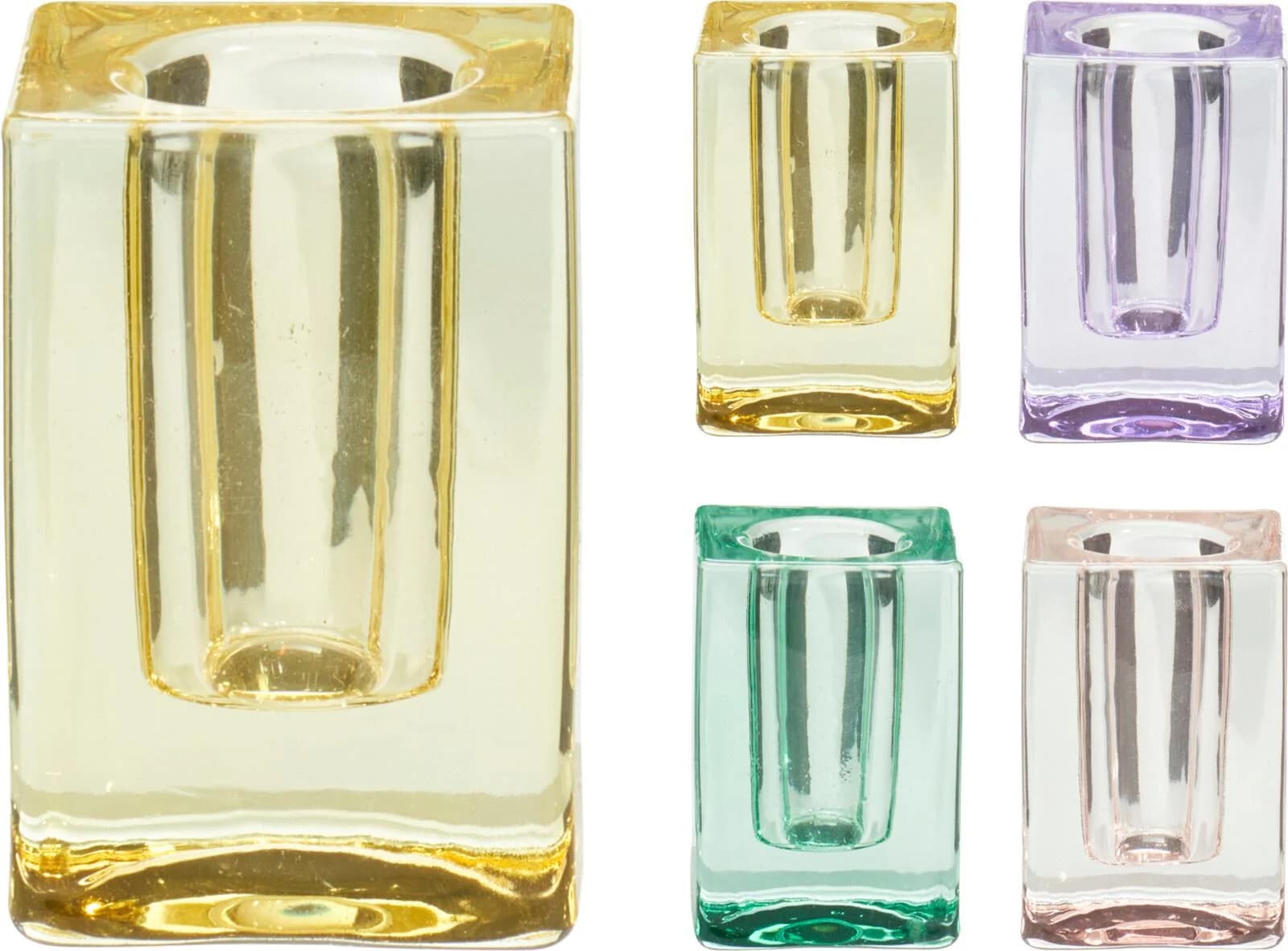 Kerzenhalter Glas 4 Varianten