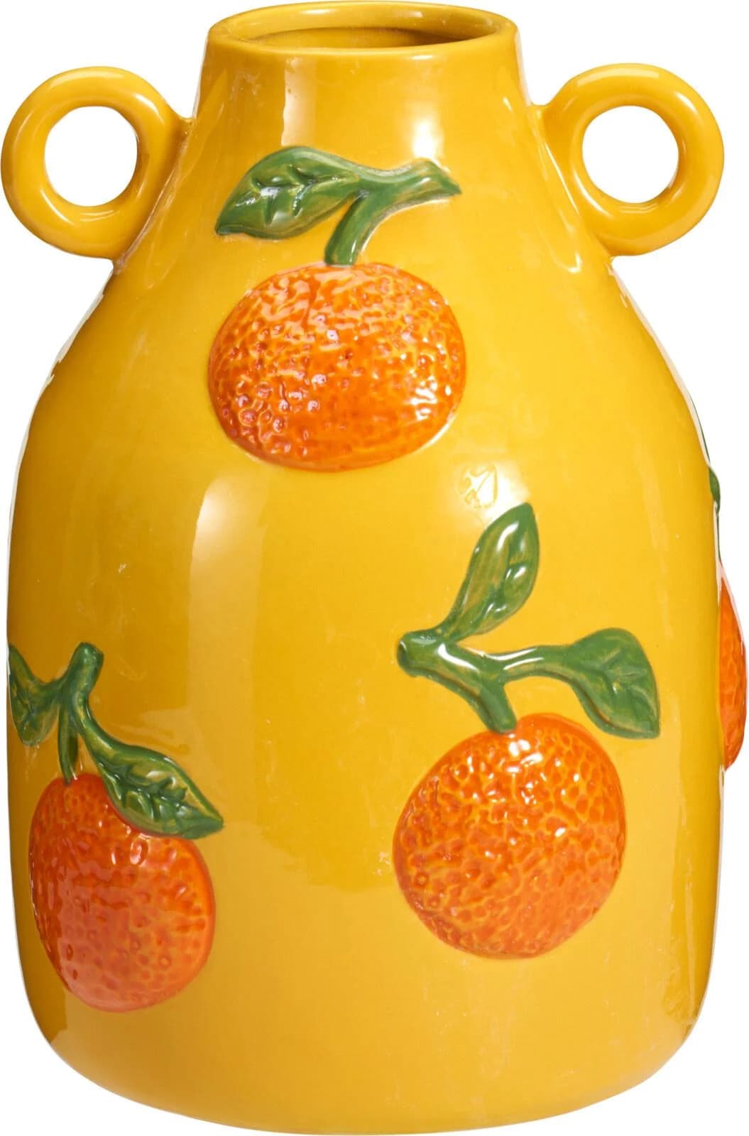 Vase MANDARINE Dolomite Gelb/Orange/Grün