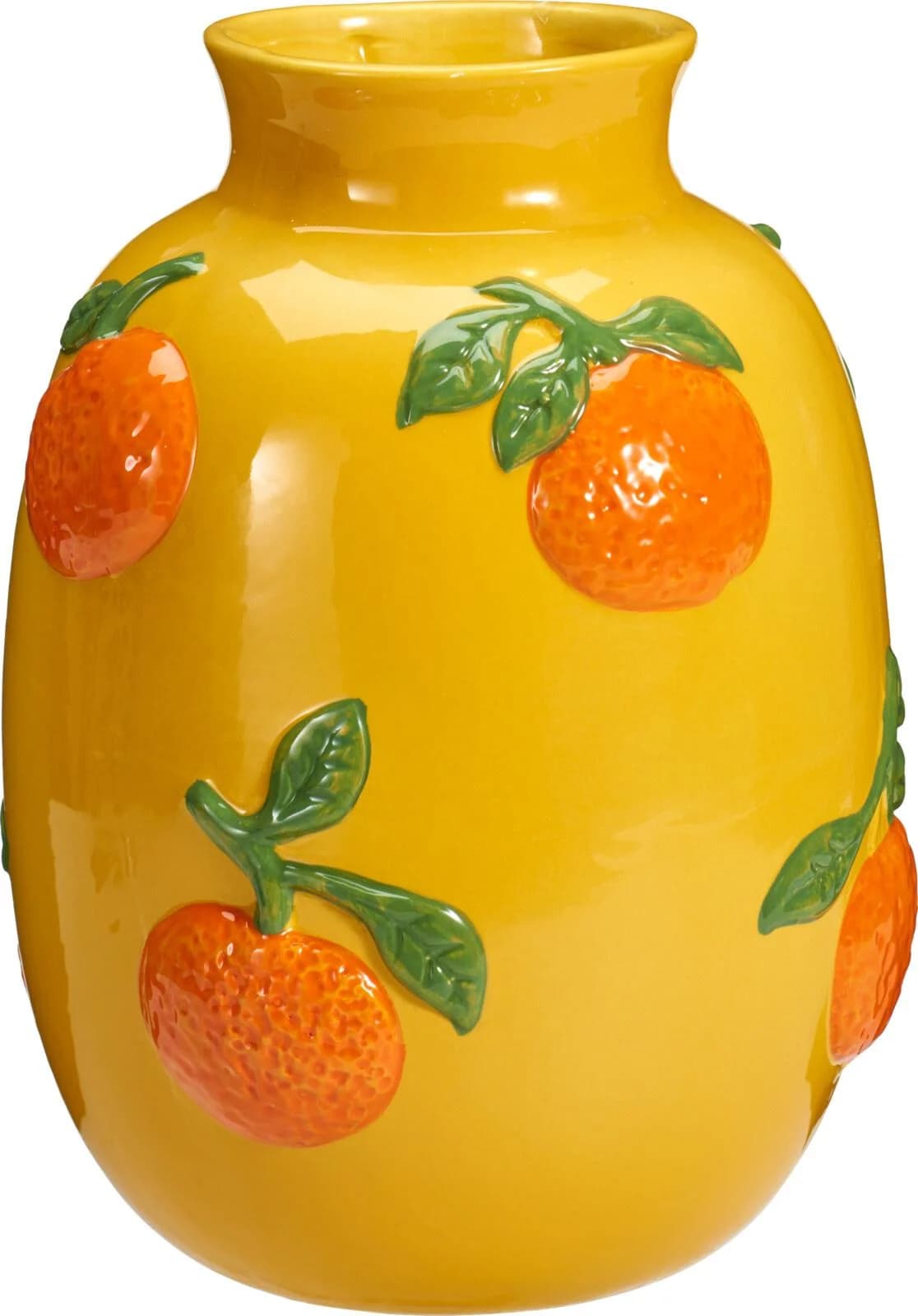 Vase MANDARINE Dolomite Gelb Orange Grün