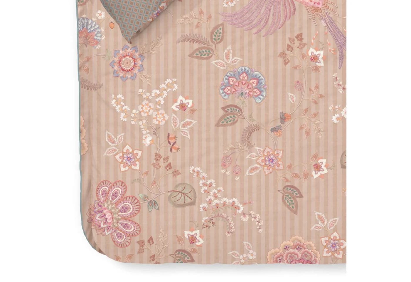 PiP Studio Bettwäsche Buenas Noches Perkal 2-teilig Beige/Blau Floral - Bild 4