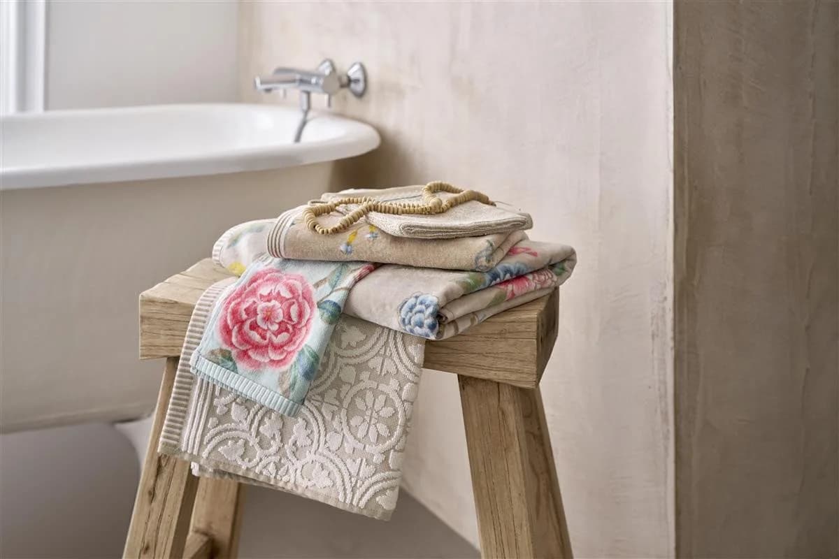 PiP Studio Duschtuch Secret Garden Khaki 70x140 cm - Bild 3