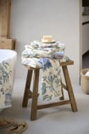 PiP Studio Duschtuch Secret Garden Weiß-Blau 100% Baumwolle Velours-Frottier Bild 1