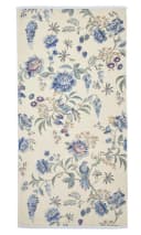 PiP Studio Duschtuch Secret Garden Weiß-Blau 100% Baumwolle Velours-Frottier Bild 2