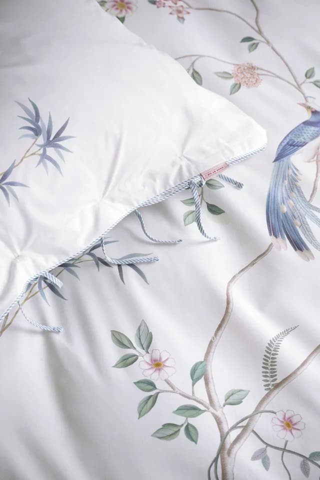 PiP Studio Bettwäsche Set Bamboo Blossom Weiß 135x200 cm
