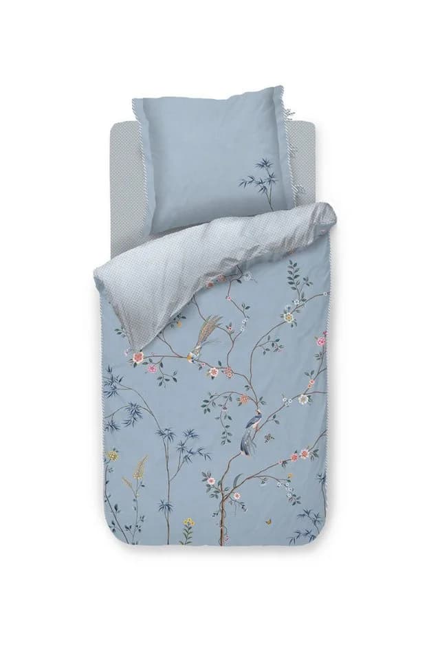 PiP Studio Bettwäsche Set Bamboo Blossom Hellblau 155x220 cm - Bild 2