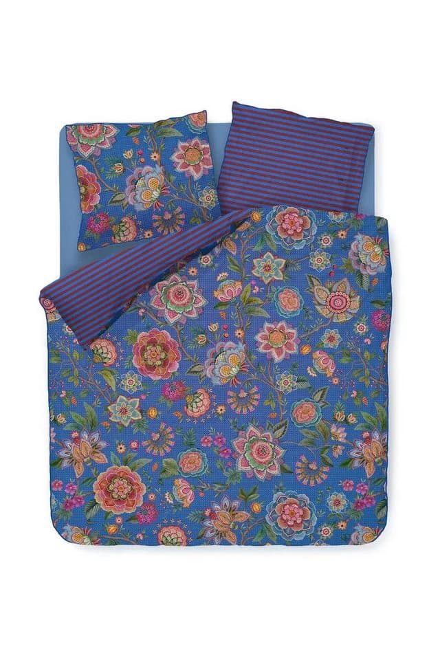 PiP Studio Perkal Bettwäsche Dunkelblau Blüten 2-teilig - Bild 2
