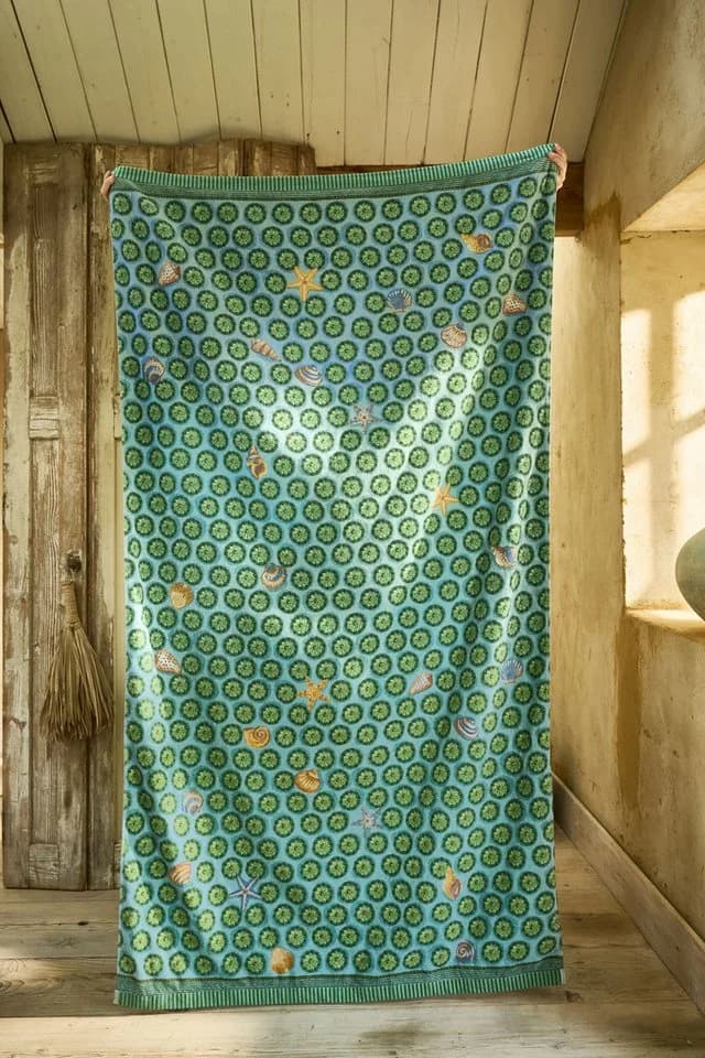 PiP Studio Strandlaken Sea Dots Grün 100x180 cm