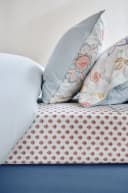 PiP Studio Spannbettlaken Jaipur Flower Hellblau 100% Baumwolle Bild 1
