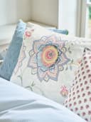 PiP Studio Dekokissen Mumbai Morning Blau Floral Bild 1