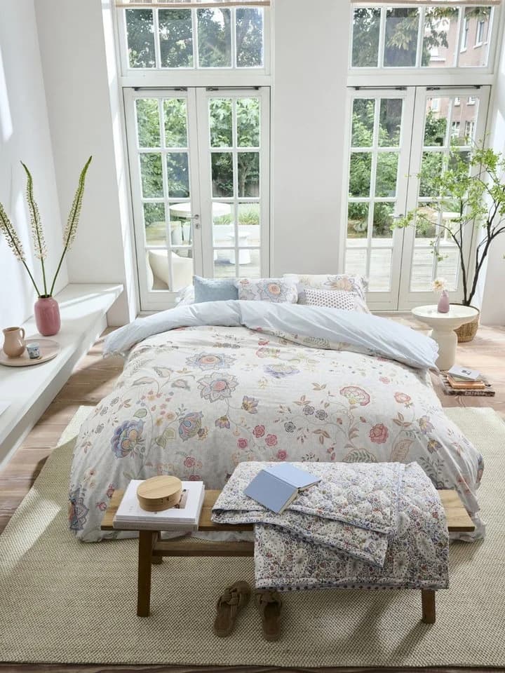 PiP Studio Dekokissen Mumbai Morning Blau Floral - Bild 4
