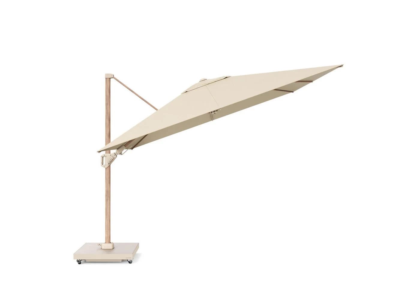 Platinum Sonnenschirm Challenger T² Premium 3x3m Ampelschirm Beige