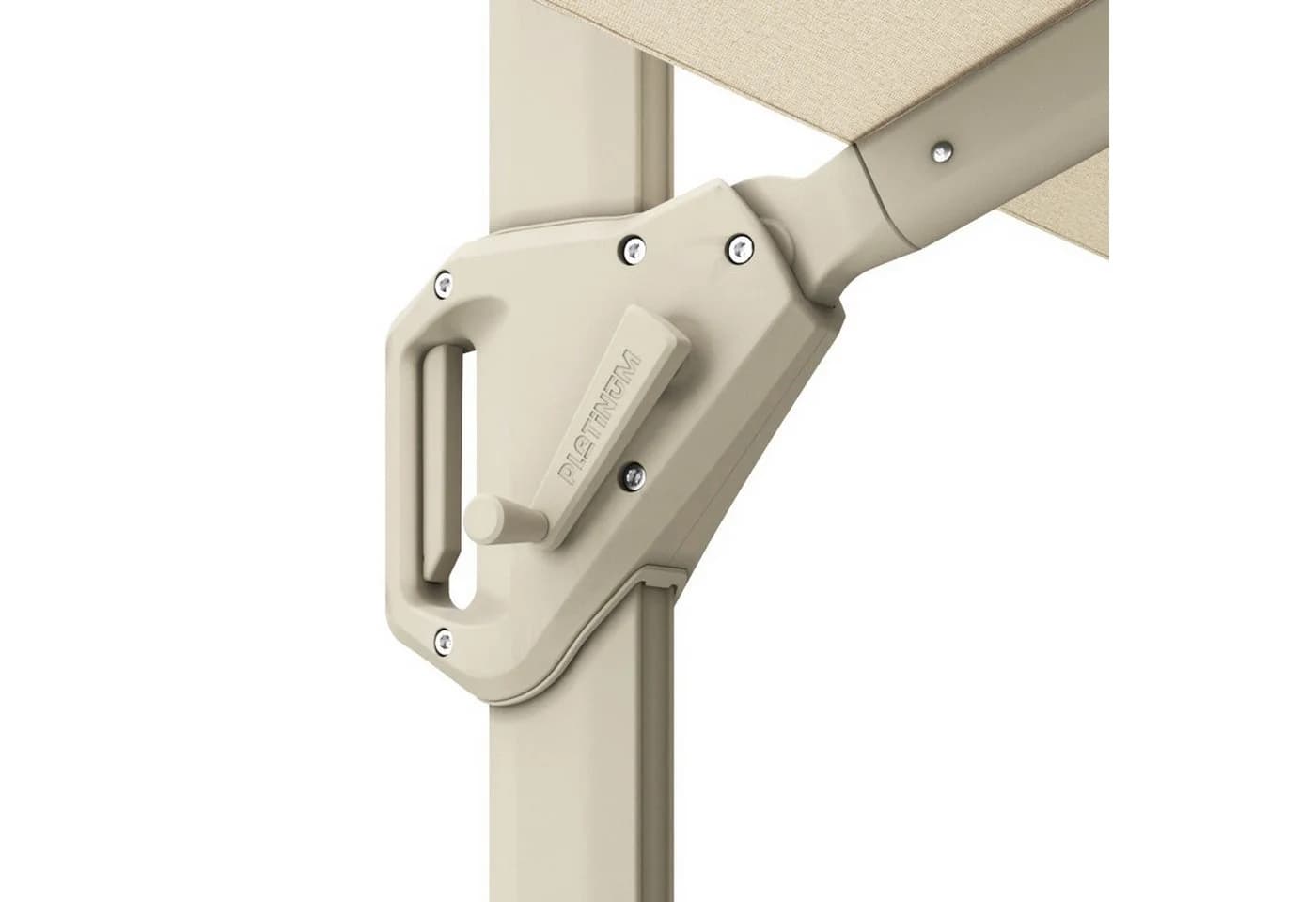 Platinum Sonnenschirm Voyager T¹ Basic 360° kippbar Beige - Bild 3
