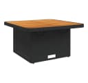 vidaXL Garten-Essgruppe 3-tlg. Schwarz Poly Rattan mit Kissen Bild 4
