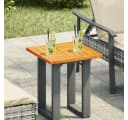 vidaXL Tischplatte 40x40 cm Massivholz Akazie Bild 1