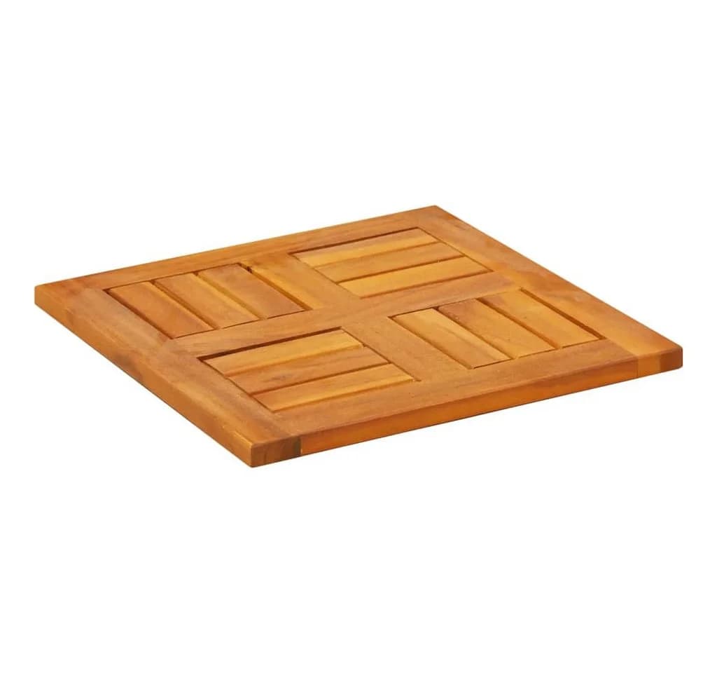 vidaXL Tischplatte 40x40 cm Massivholz Akazie - Bild 4