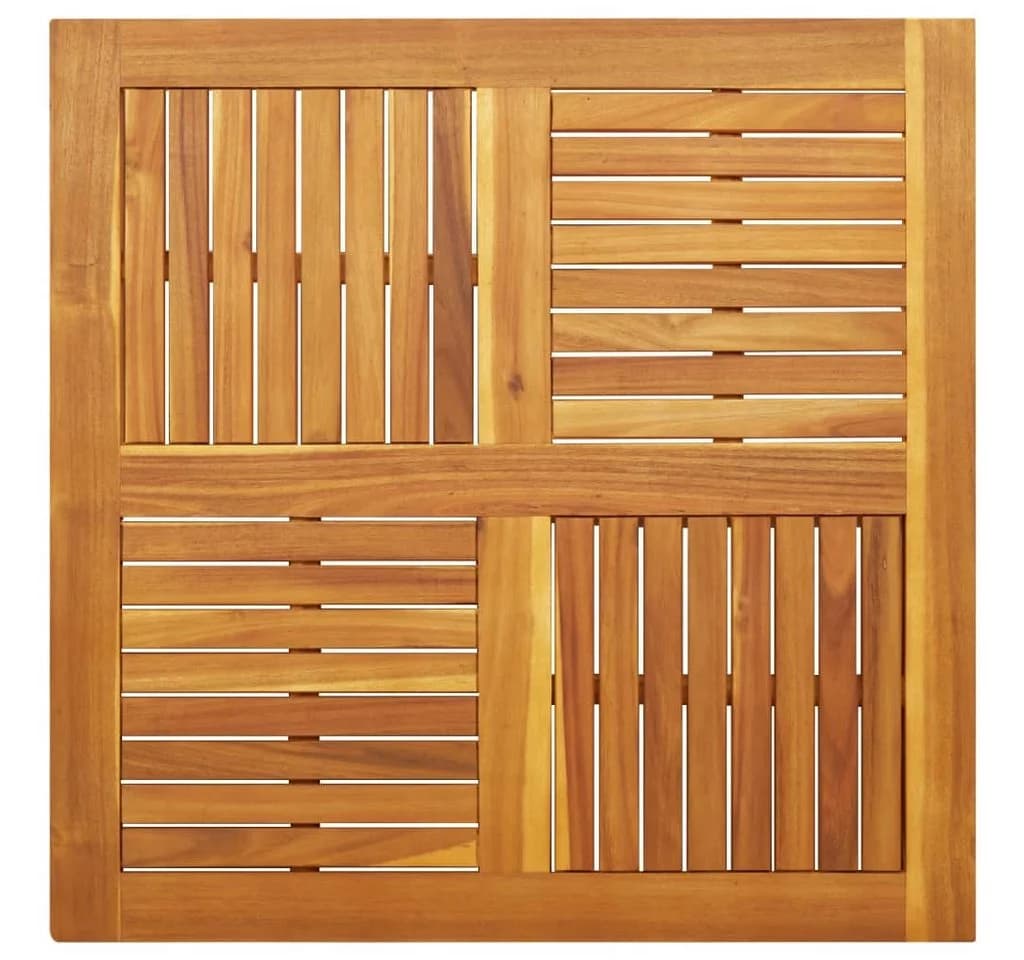 vidaXL Tischplatte 90x90x2,2 cm Quadratisch Massivholz Akazienholz Braun - Bild 2