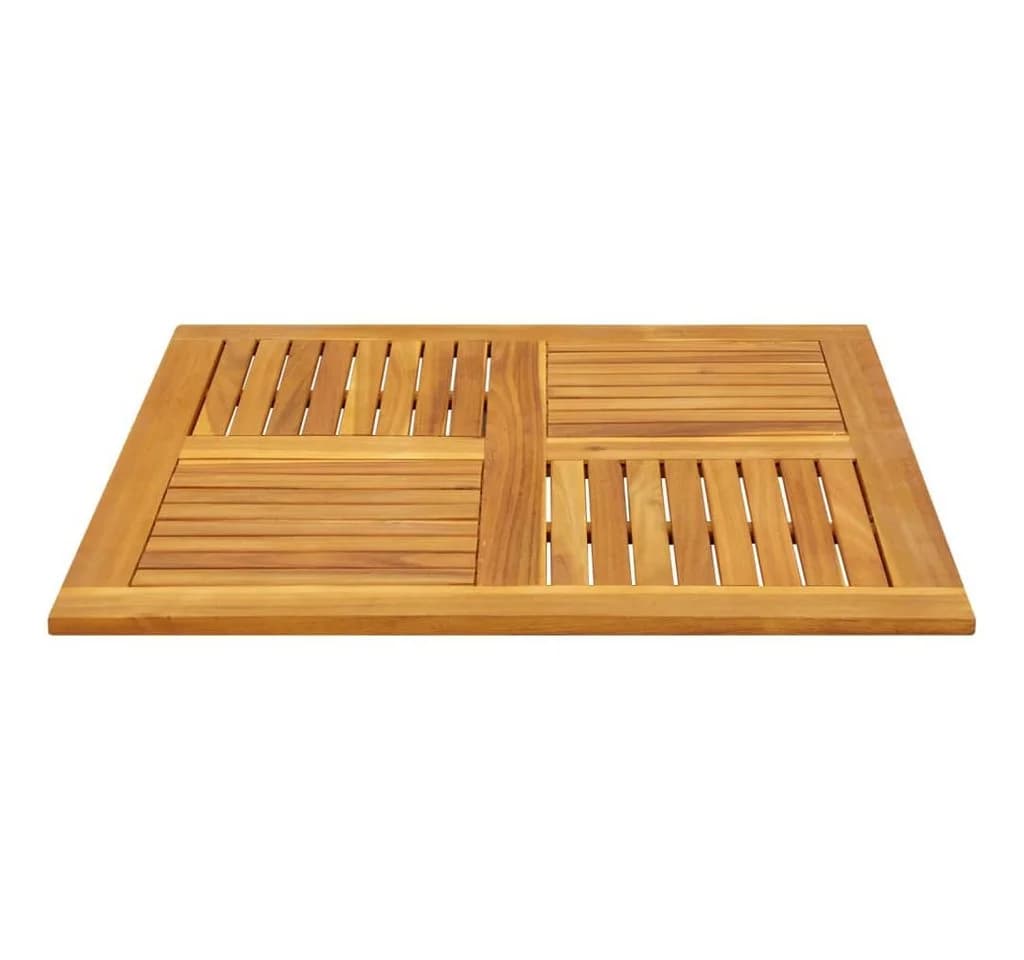vidaXL Tischplatte 90x90x2,2 cm Quadratisch Massivholz Akazienholz Braun - Bild 3