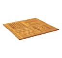 vidaXL Tischplatte 90x90x2,2 cm Quadratisch Massivholz Akazienholz Braun Bild 4