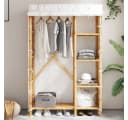vidaXL Kleiderschrank Bambus 110x45x170 cm Bild 1