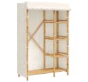 vidaXL Kleiderschrank Bambus 110x45x170 cm Bild 2