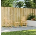 vidaXL Gartenstuhl Bambus Klappbar 53x66x99 cm Bild 3