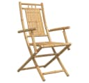 vidaXL Gartenstuhl Bambus Klappbar 53x66x99 cm Bild 4