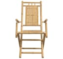 vidaXL Gartenstuhl Bambus Klappbar 53x66x99 cm Bild 5
