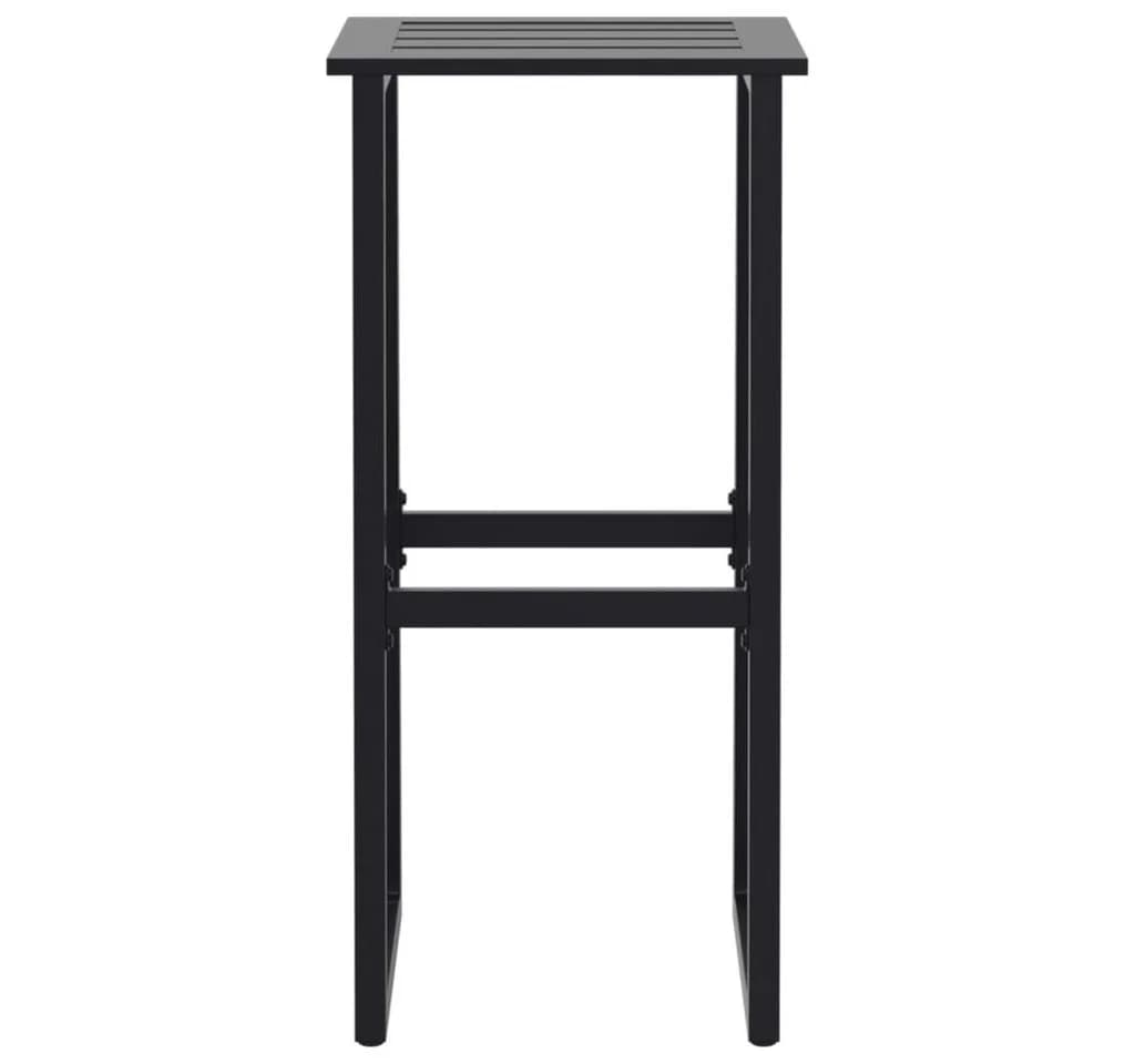 vidaXL Barhocker 2er Set Schwarz Pulverbeschichteter Stahl - Bild 5