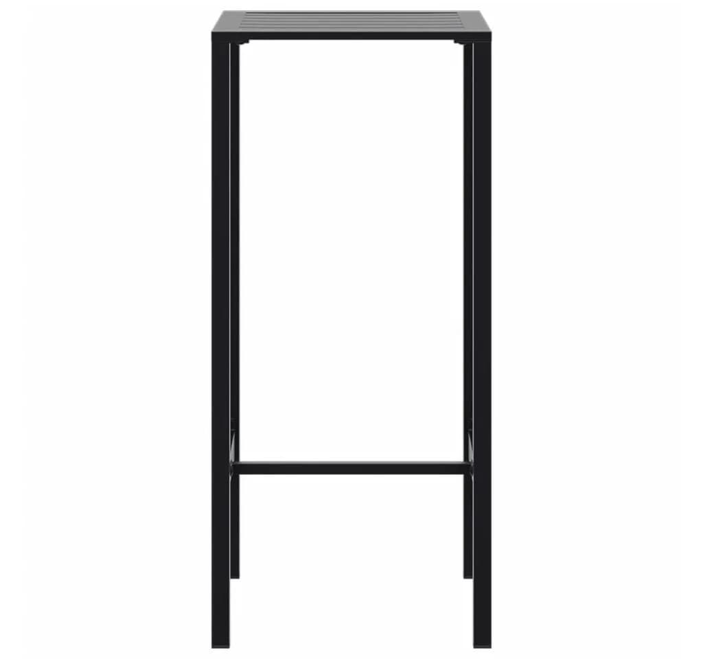 vidaXL Bartisch Schwarz Pulverbeschichteter Stahl - Bild 4