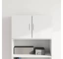 vidaXL Hängeschrank Wandschrank Weiß Modern Holzwerkstoff Bild 1